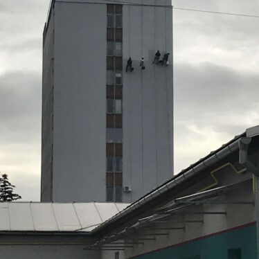 KEISH - Obnova fasády - protiplesňový Náter- Žilina AB Domino daňový úrad verejná súťaž