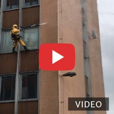 KEISH - VIDEO - Obnova fasády - protiplesňový Náter- Žilina AB Domino daňový úrad verejná súťaž